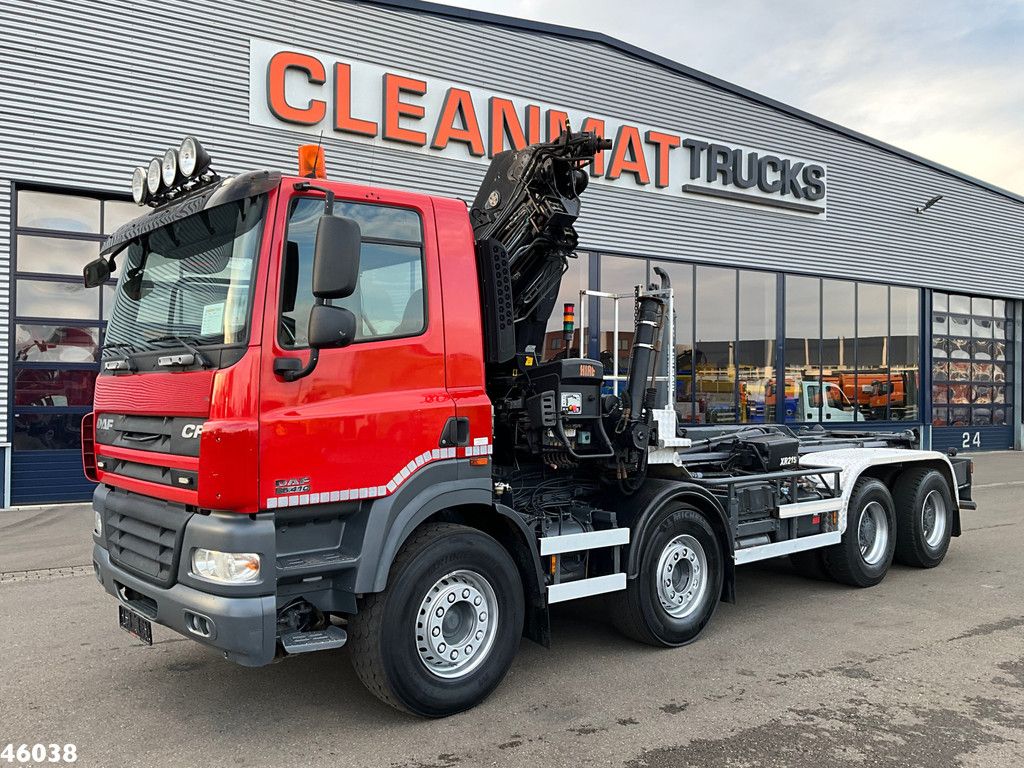 DAF FAD 85 CF 410 8x4 Hiab 24 Tonmeter laadkraan