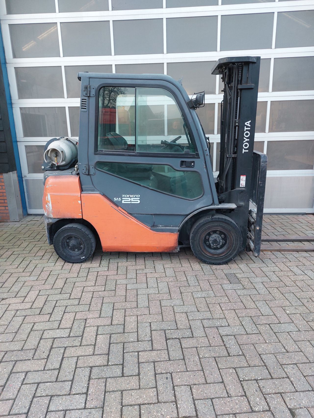 Toyota 8fgf25 triplex sideshift vorkenspreider