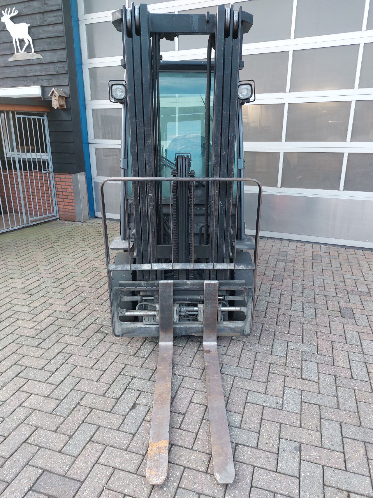 Toyota 8fgf25 triplex sideshift vorkenspreider