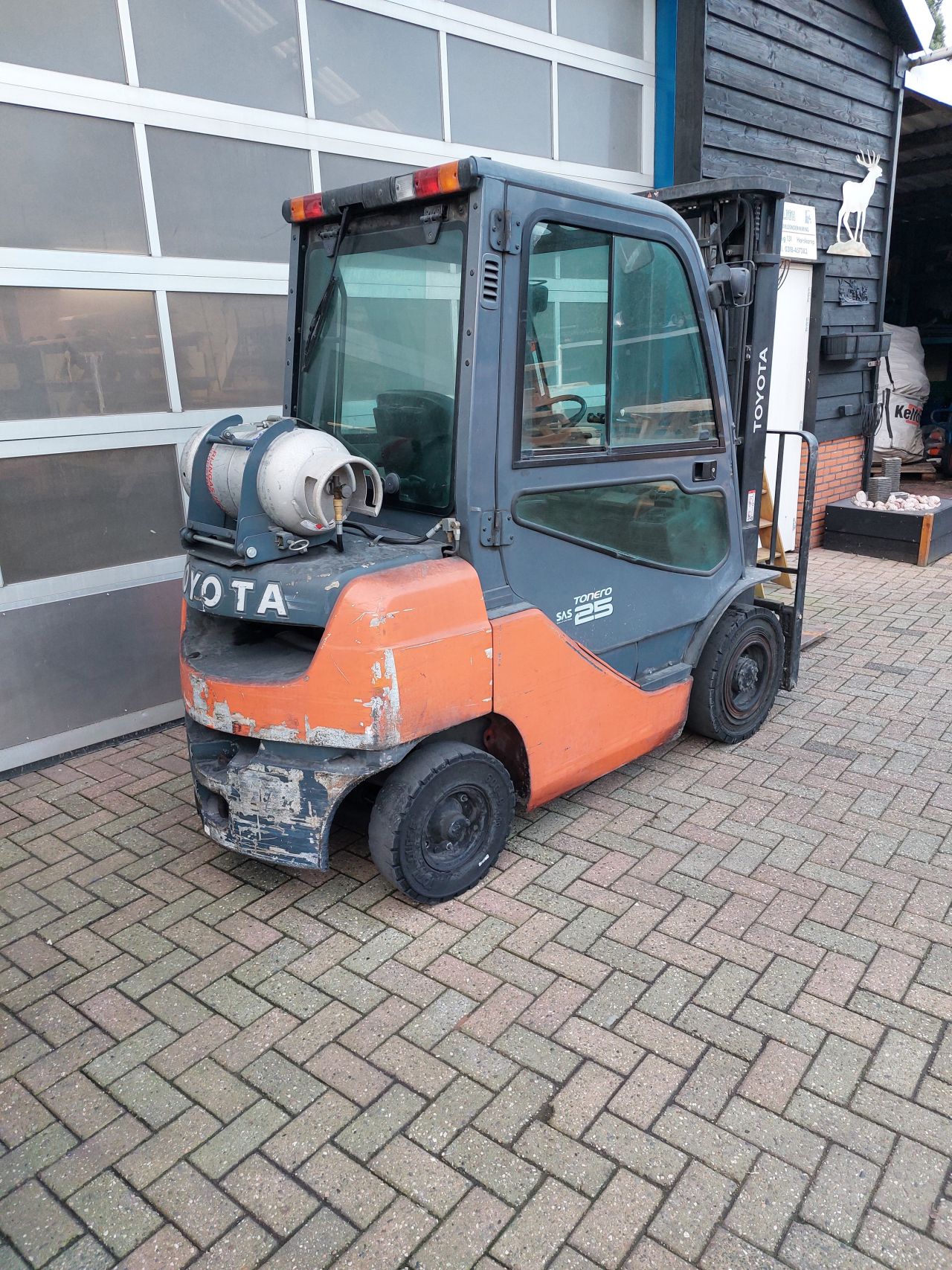 Toyota 8fgf25 triplex sideshift vorkenspreider