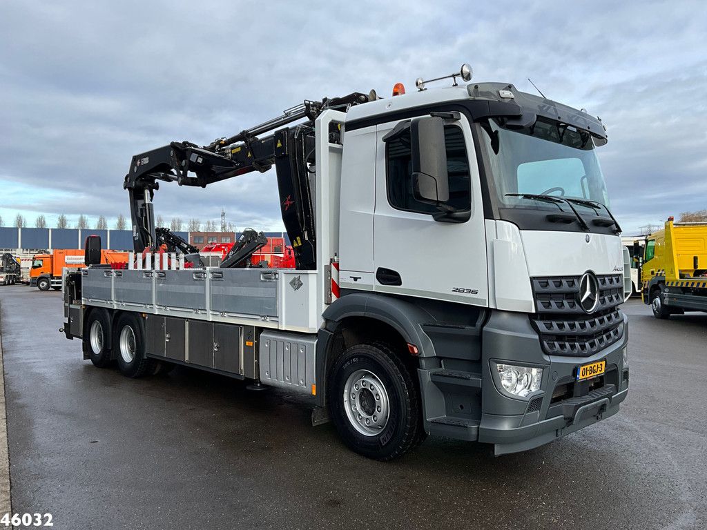 Mercedes-Benz Arocs 2636 6x4 Euro 6 Hiab Banden Manipulator Montagesysteem Just 23.978 km!