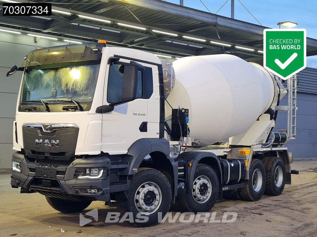 MAN TGS TGS 35.440 8X4 NEW! 10m3 Mixer Big-Axle Steel suspension Automatic Euro 6
