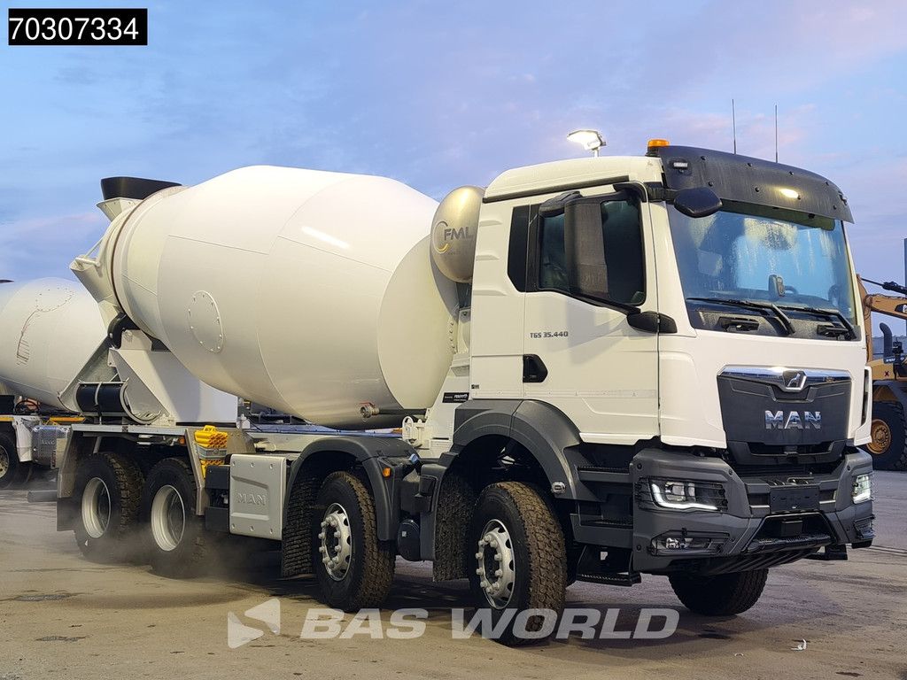 MAN TGS TGS 35.440 8X4 NEW! 10m3 Mixer Big-Axle Steel suspension Automatic Euro 6