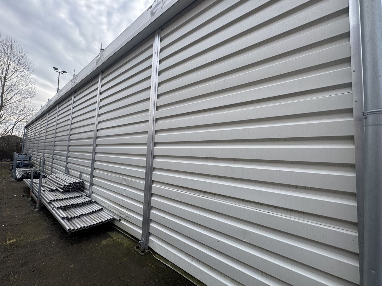 Te koop aangeboden: HALTEC BASIC opslaghal, bouwjaar 2021, ca. 4