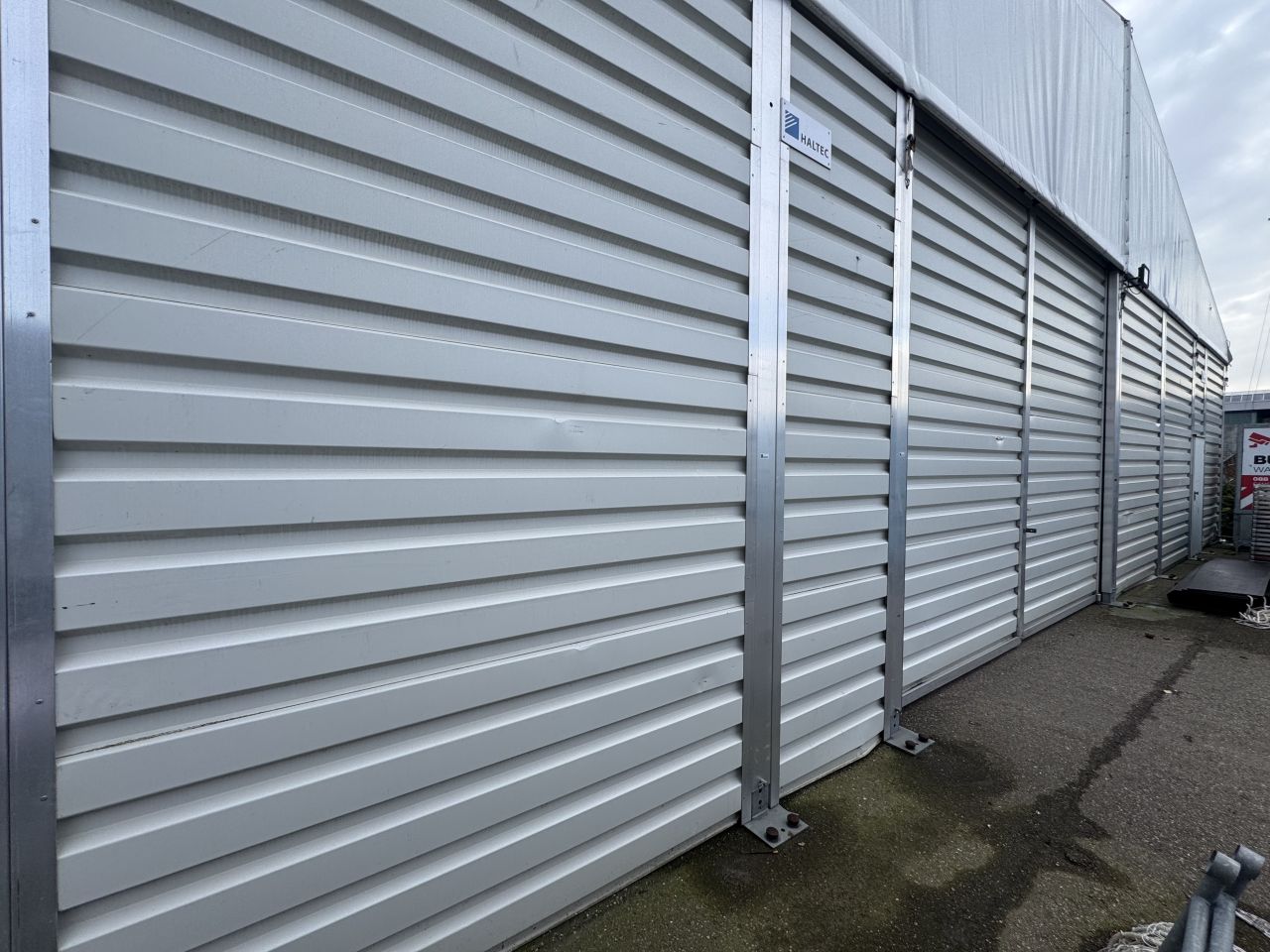 Te koop aangeboden: HALTEC BASIC opslaghal, bouwjaar 2021, ca. 4