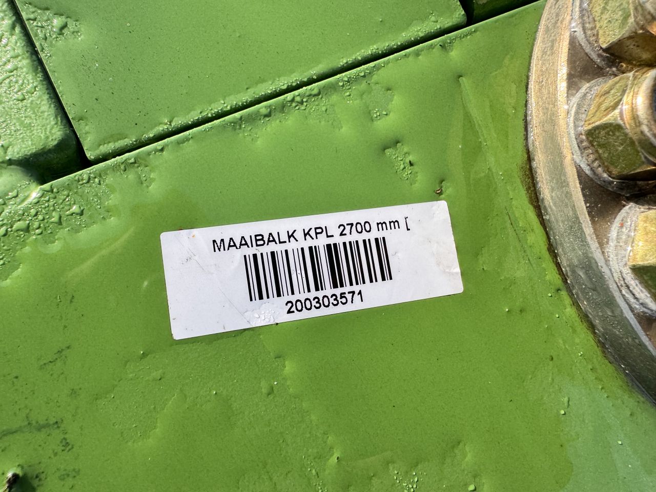 Krone Easycut maaibalk Nieuw