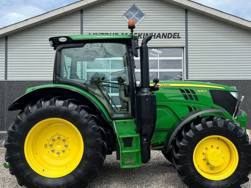 John Deere 6135R Krybegear, frontlift, TLS Affjedret foraksel og affjedret