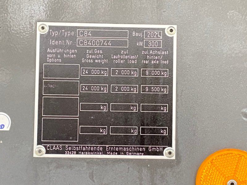 Claas Allradachse für C8