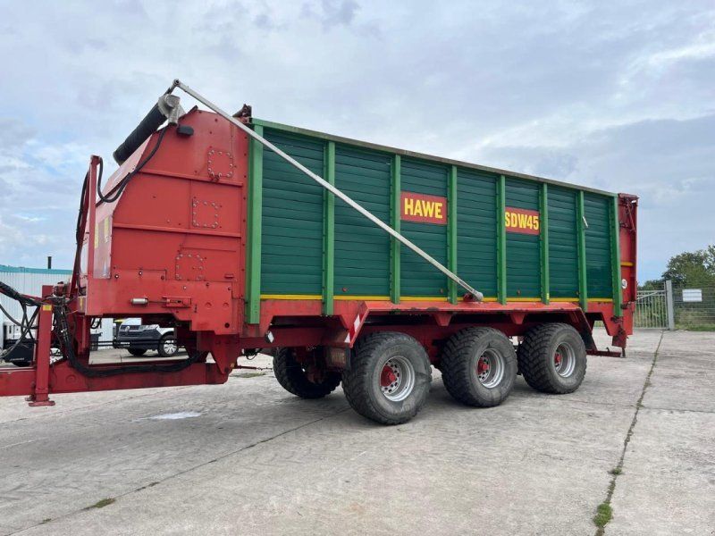 Hawe Tridem SDW 45T mit Heckentleerung, Silagewagen