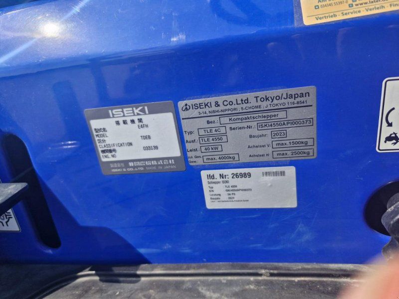 Iseki TLE 4550