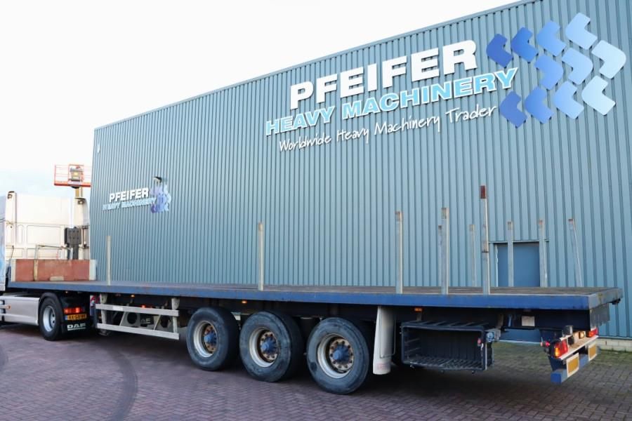 Groenewegen DRO-12-27 3 Axle Trailer, 32t Capacity, BPW Axles