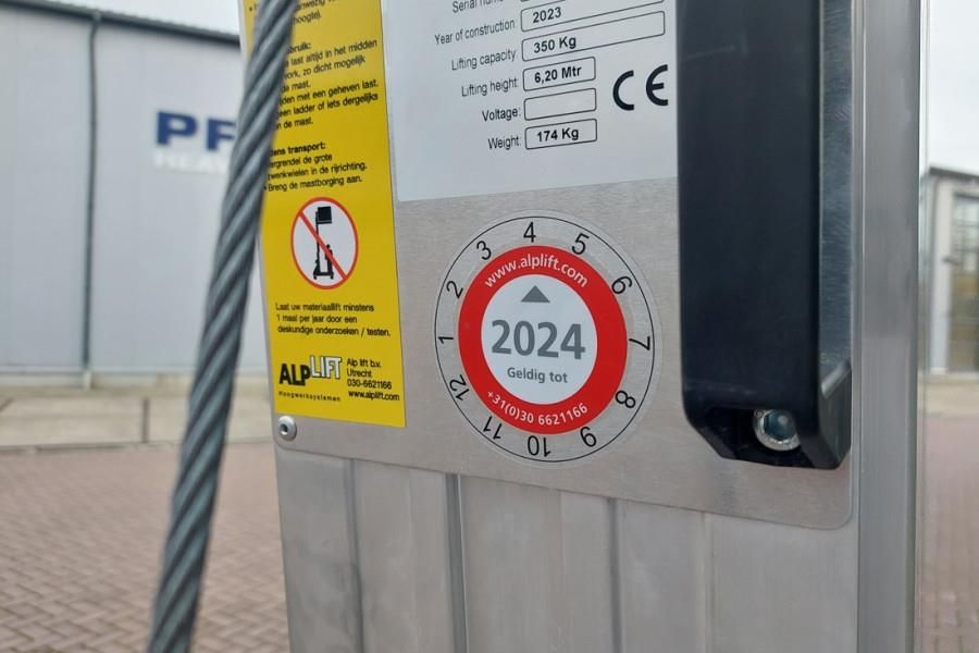 AlpLift Large 620 Material Lift, Valid inspection, *Guaran