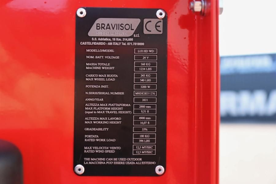 Bravi LUI HD WD Leonardo New, Electric, 4.90m Working He