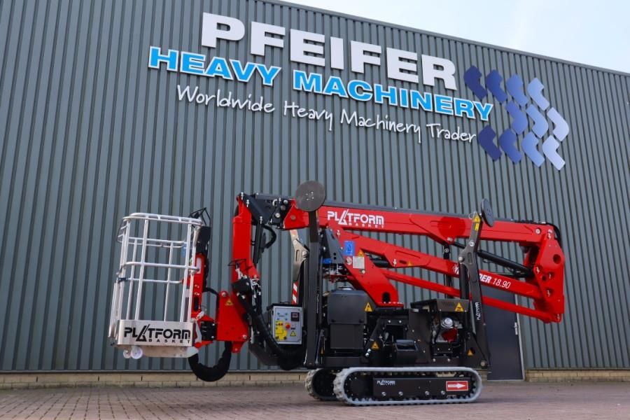 Platform Basket Spider 18.90 PRO CE Declaration, Valid inspection,