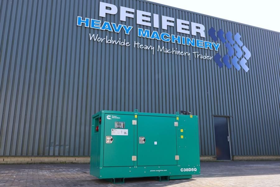 Cummins C38D5QS Declaration of Conformity, Diesel, 38kVA,