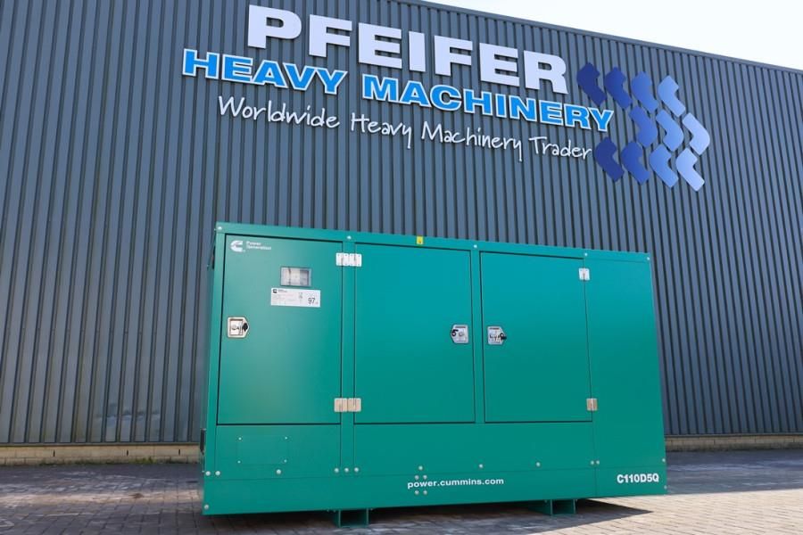 Cummins C110D5Q Declaration of Conformity, Diesel, 110kVA,