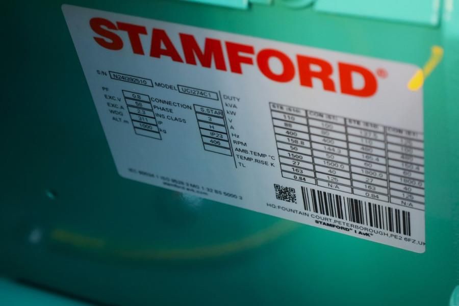 Cummins C110D5Q Declaration of Conformity, Diesel, 110kVA,