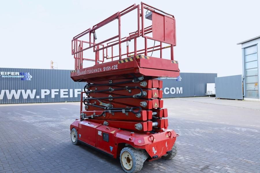 PB Lifttechnik S151-12E Electric, 15m Working Height, 550kg Capac