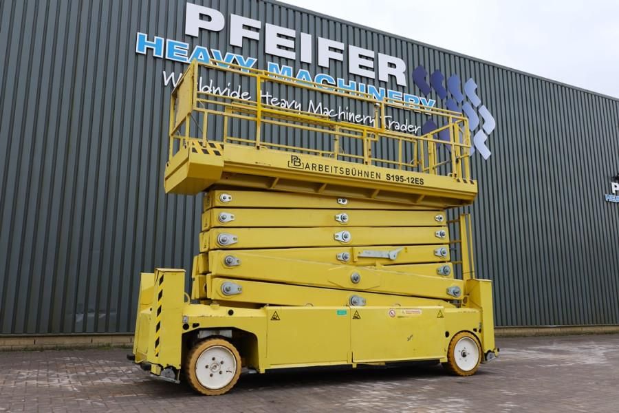 PB Lifttechnik S195-12ES Electric, 19.6m Working Height, 700kg Ca