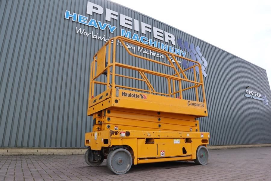 Haulotte Compact 10 Electric, 10m Working Height, 450kg Cap