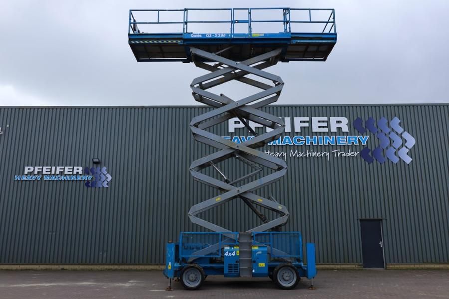 Genie GS5390 Diesel, 4x4 Drive, 18.15m Working Height, 6