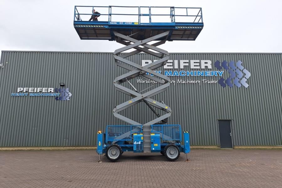 Genie GS4390 Diesel, 4x4 Drive, 15m Working Height, 680k
