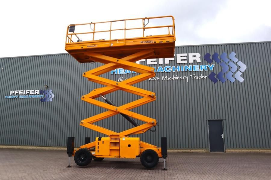 Haulotte H15SXL Diesel, 4x4 Drive, 15m Working Height, 500k