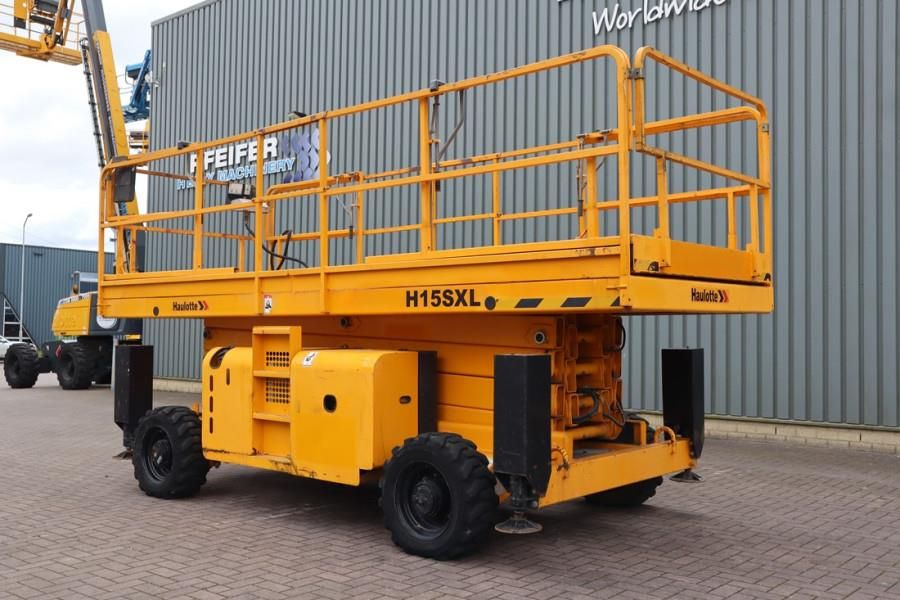 Haulotte H15SXL Diesel, 4x4 Drive, 15m Working Height, 500k