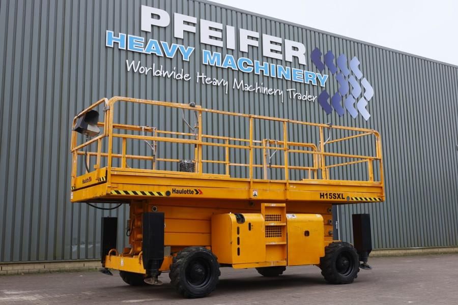 Haulotte H15SXL Diesel, 4x4 Drive, 15m Working Height, 500k