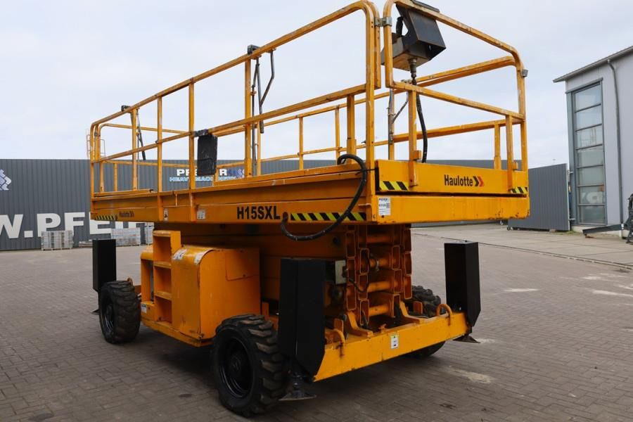 Haulotte H15SXL Diesel, 4x4 Drive, 15m Working Height, 500k