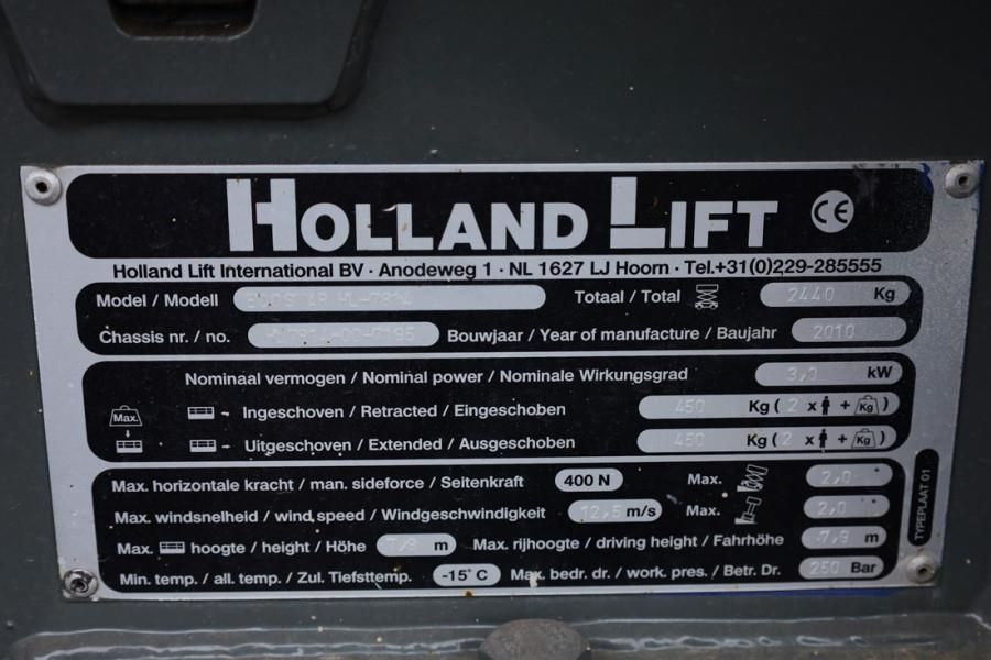Holland Lift Ecostar HL-7814 Electric, 10m Working Height, 450k
