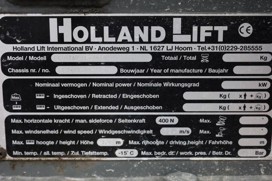 Holland Lift Ecostar HL-7814 Electric, 10m Working Height, 450k