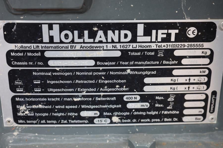 Holland Lift Ecostar HL-9714 Electric, 12m Working Height, 325k
