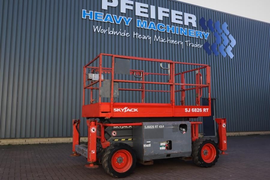 SkyJack SJ6826 Diesel, 4x4 Drive, 10m Working Height, 567k