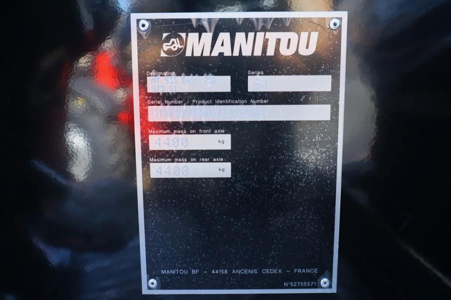 Manitou MT933 EASY 75D ST5 S1 Valid inspection, *Guarantee