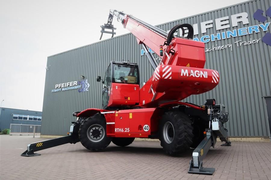 Magni RTH 6.25 Valid inspection, 6t Cap. 25m Boom, Forks