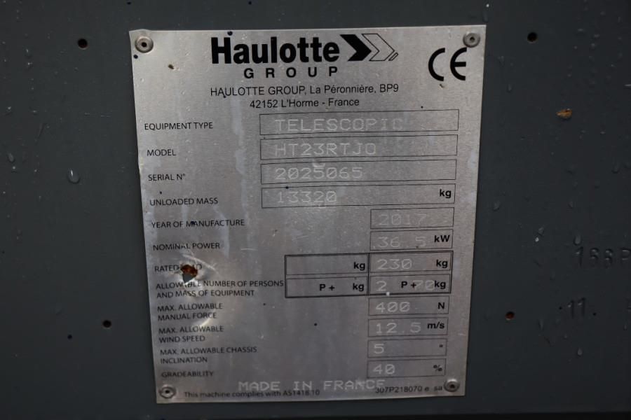 Haulotte HT23RTJ O Valid inspection, *Guarantee! 4x4 Drive,