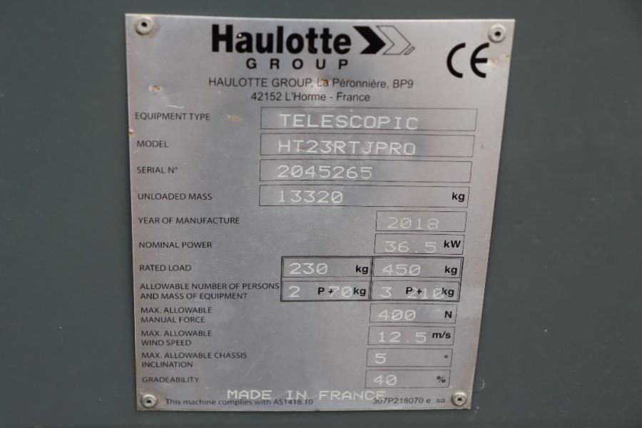 Haulotte HT23RTJ Pro Valid inspection, *Guarantee! 22.5 m W