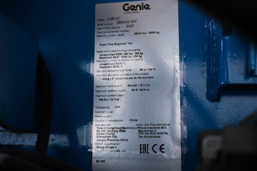 Genie S85XC Valid inspection, *Guarantee! Diesel, 4x4 Dr