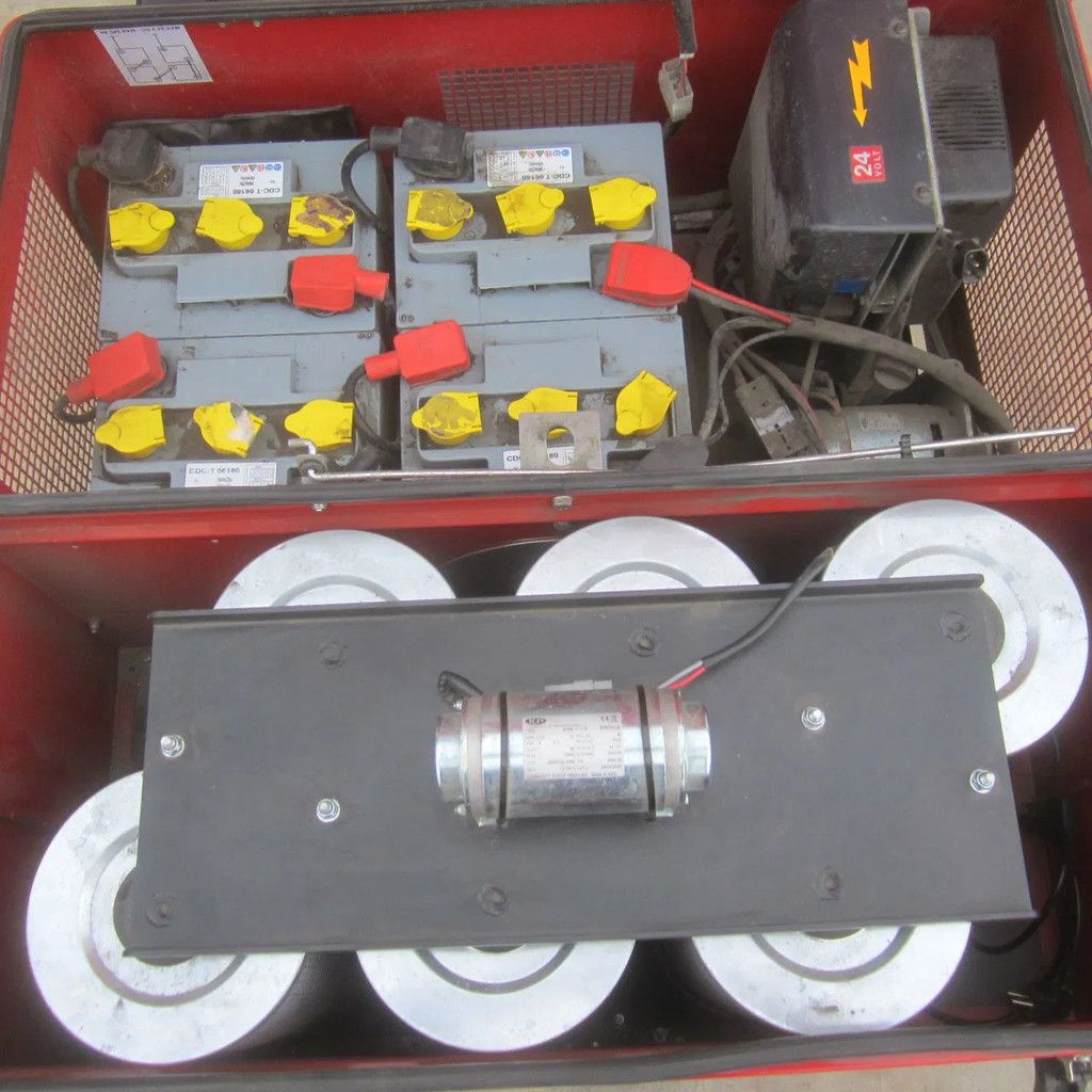 RCM Veegmachine zit-veeg Atom/E-plus.