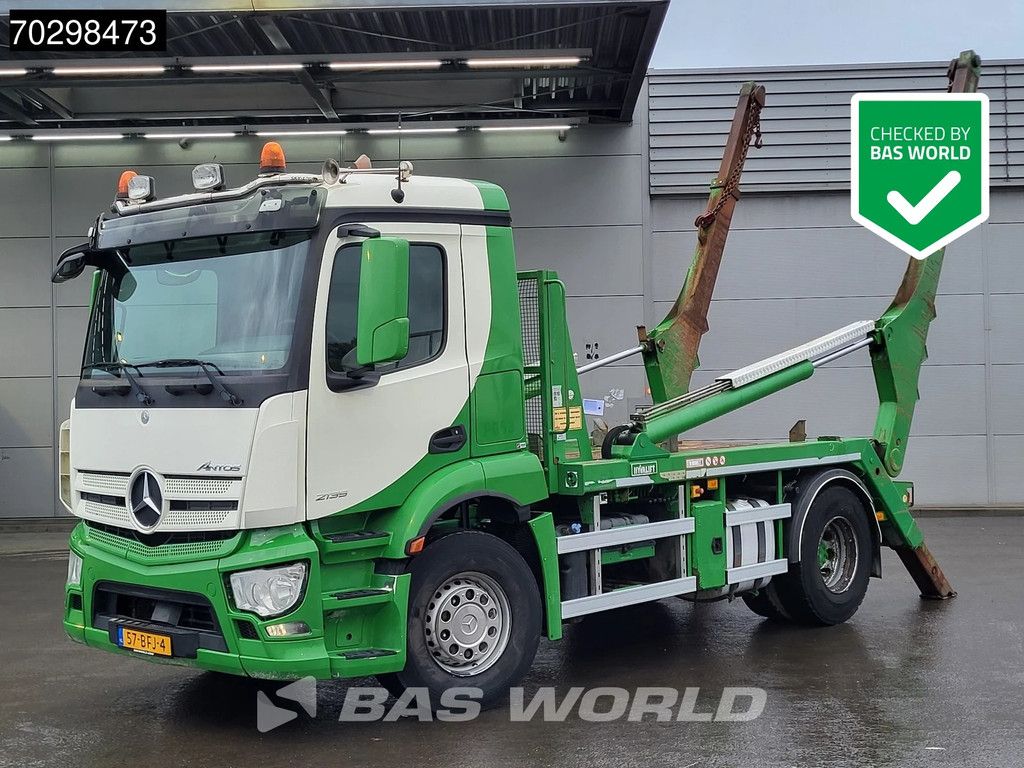 Mercedes Antos 2135 4X2 NL-Truck APK 14Tons Hyva Lift Skiploader Automatic Euro 6