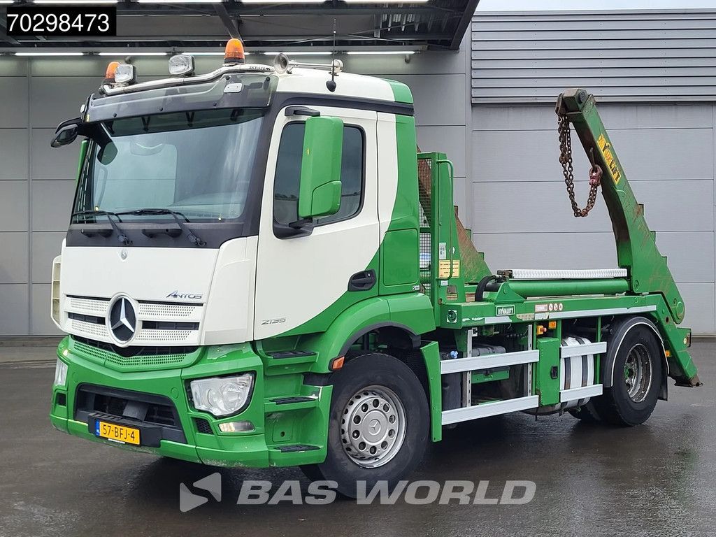 Mercedes Antos 2135 4X2 NL-Truck APK 14Tons Hyva Lift Skiploader Automatic Euro 6