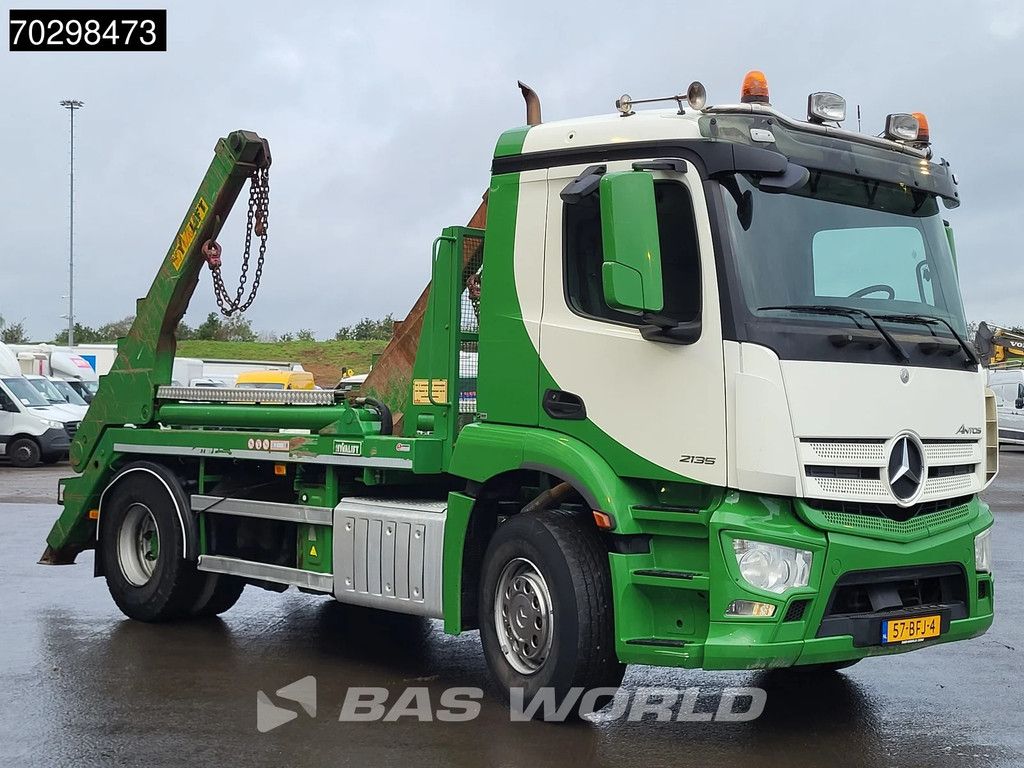Mercedes Antos 2135 4X2 NL-Truck APK 14Tons Hyva Lift Skiploader Automatic Euro 6