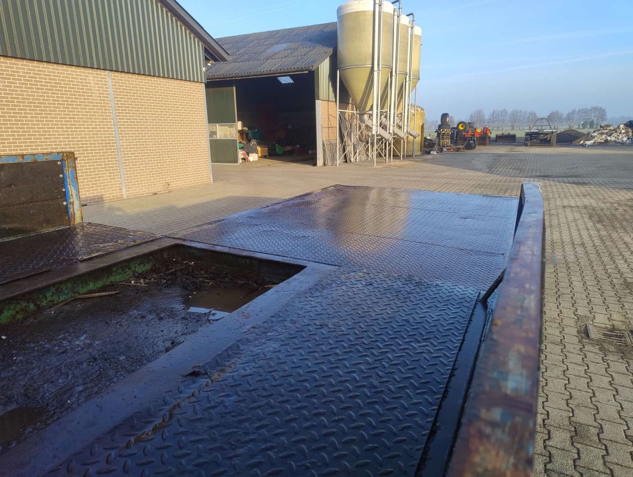 Oprijkar dieplader machinetransporter 12t