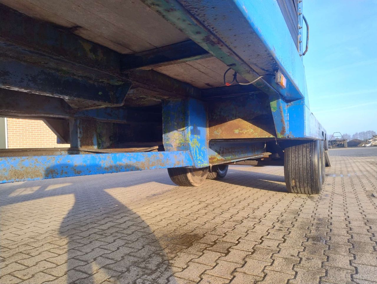 Oprijkar dieplader machinetransporter 12t