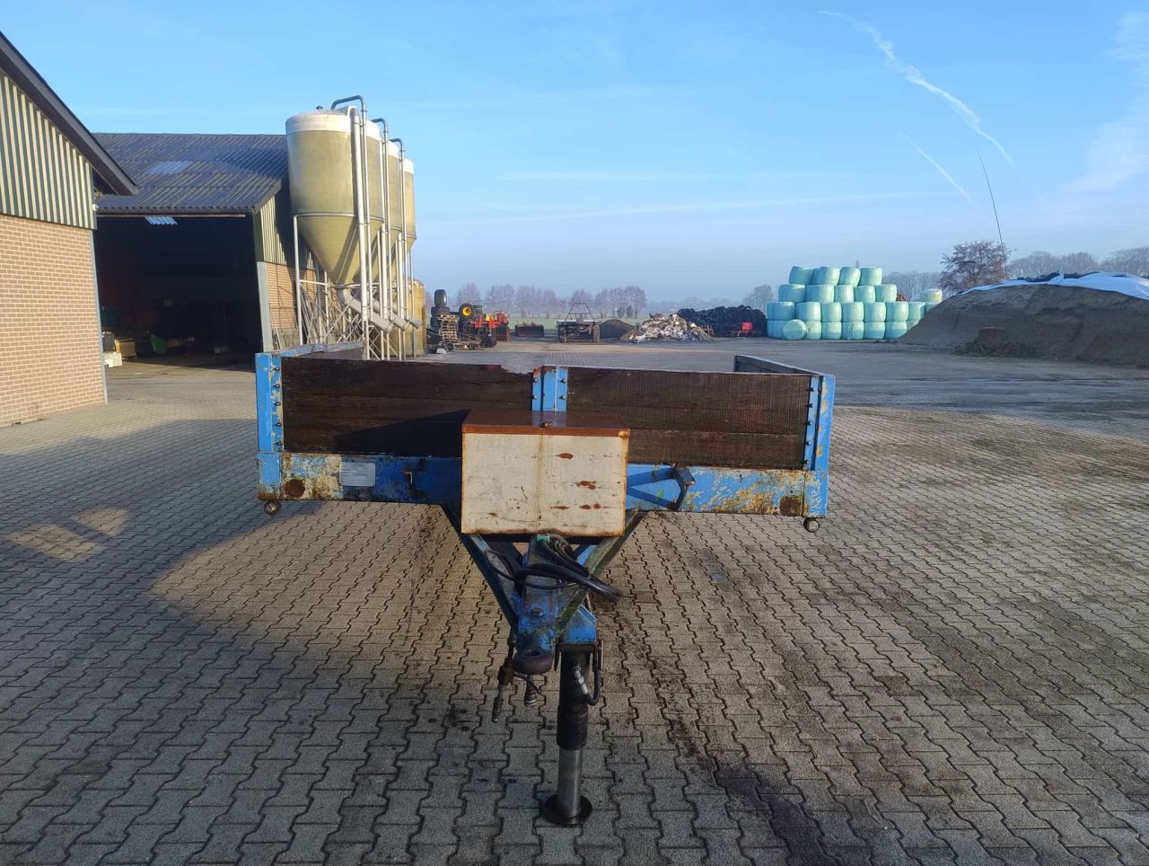 Oprijkar dieplader machinetransporter 12t