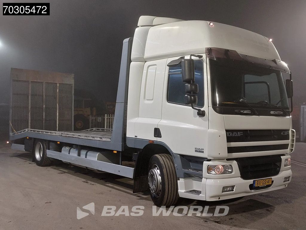 DAF CF75.360 4X2 NL-Truck APK Machine transporter hydraulic ramp Winch Automatic Euro 3