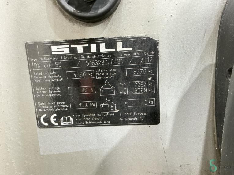 Gabelstapler Elektrisch Still RX60-50 2012 Triplex