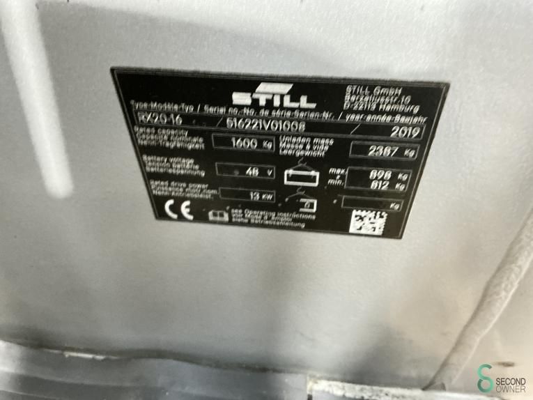 Gabelstapler Elektrisch Still RX20-16 2019