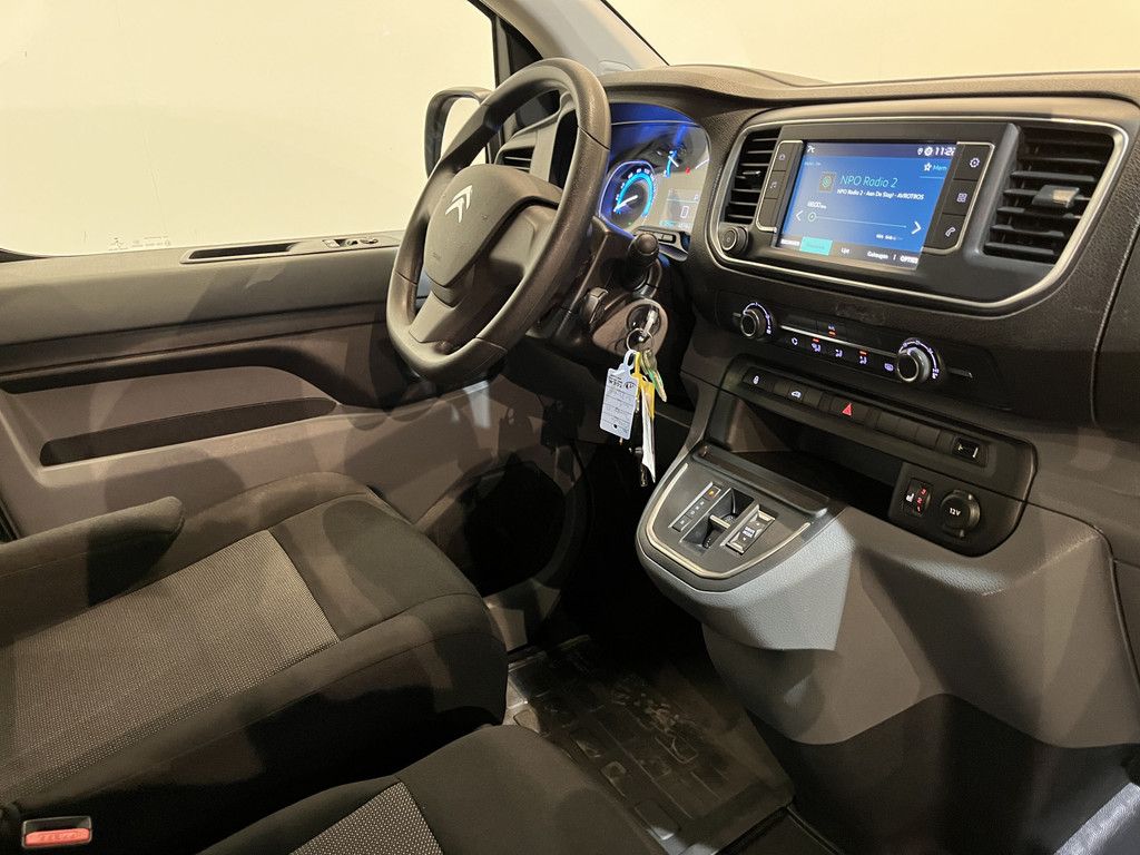 Citroën ë-Jumpy L3 136 75 kWh / 100% Elektrisch !! / Kast-inrichting / Airco / Cruise Control / Klep / 3-Zits / 31.500 KM !!